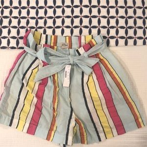 JCrew Paper bag shorts